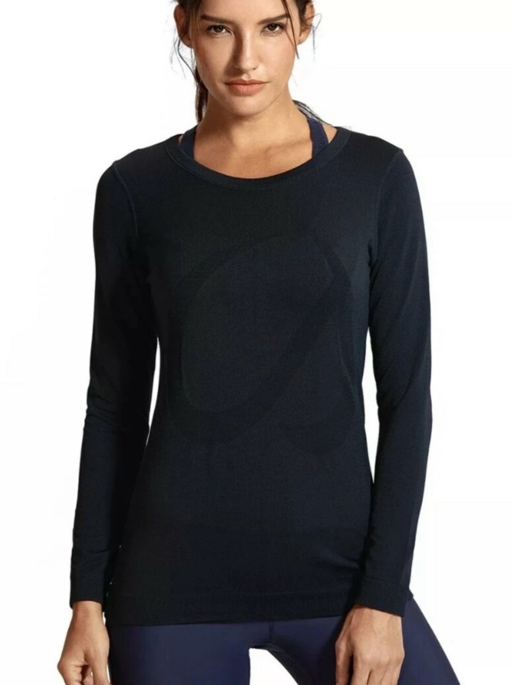CRZ‎ YOGA  Long-Sleeve Crew - Black